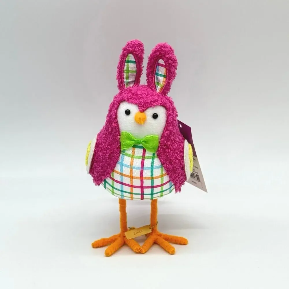 Target Spritz Featherly Friend Pink Plaid Easter Bunny Fabric Bird TINT 2025 NEW
